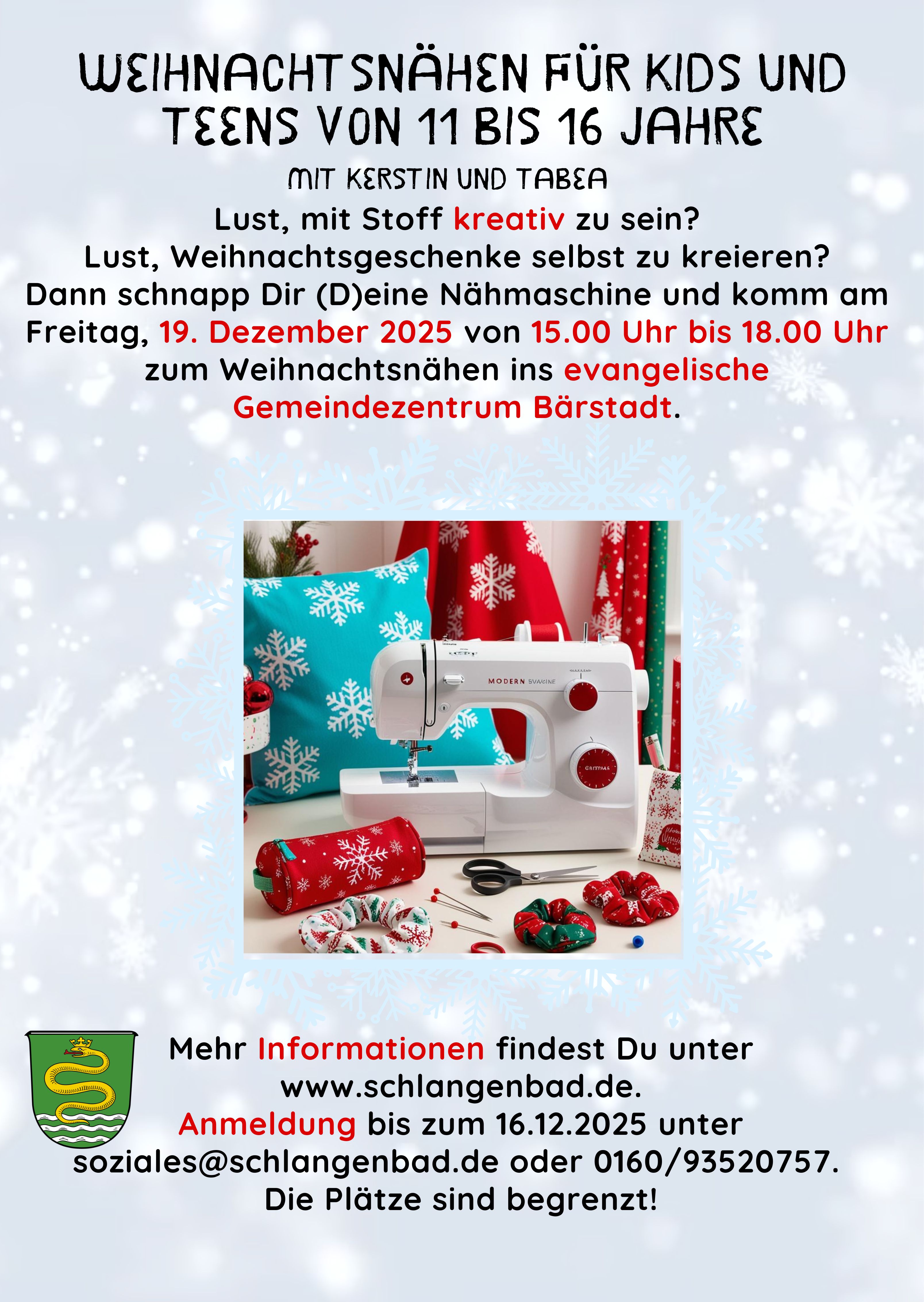 Weihnachtsnähen 2025